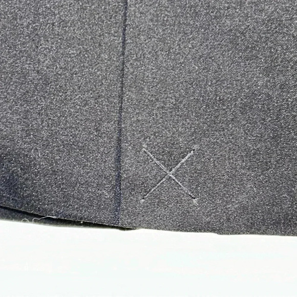 Lush Jacket Sz Small One Button Blazer Ruch Sleeves Black Stretch Stripe Collar - Picture 10 of 12